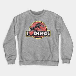 I Heart Dinos Crewneck Sweatshirt